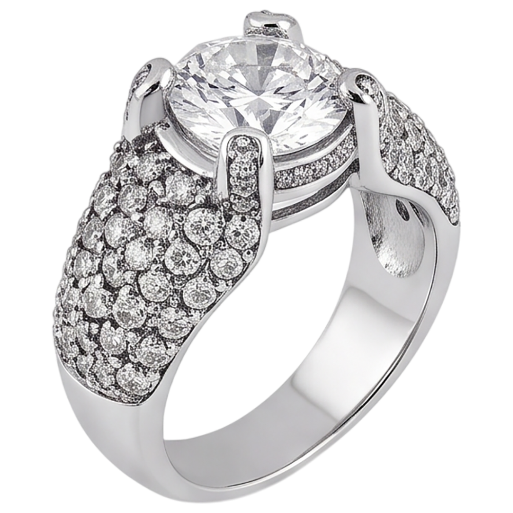 Echter Diamant Ring 4 Karat