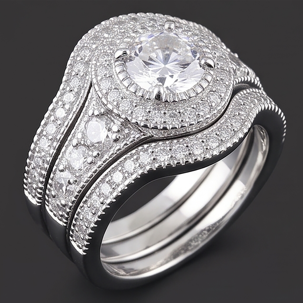 Echter Diamant Ring 4 Karat