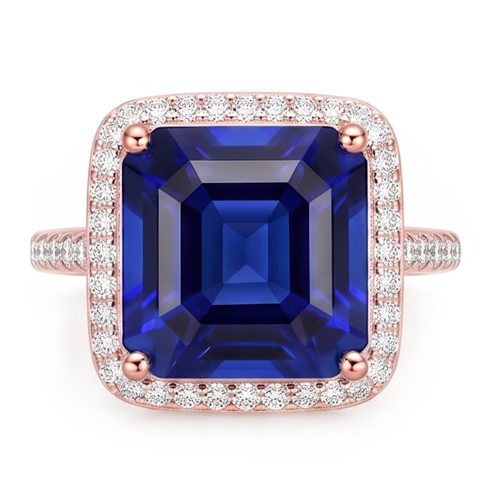 Echter Diamant Ring 6 Karat - 14K Bicolor Gold