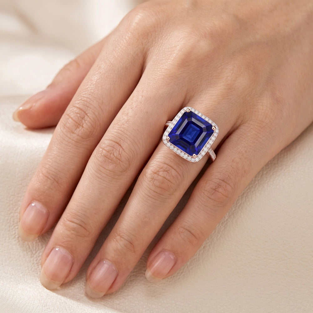 Echter Diamant Ring 6 Karat - 14K Bicolor Gold