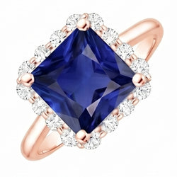 Echter Diamant Ring 6 Karat - 14K Roségold