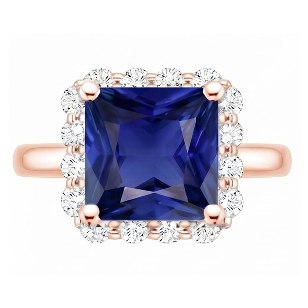 Echter Diamant Ring 6 Karat - 14K Roségold