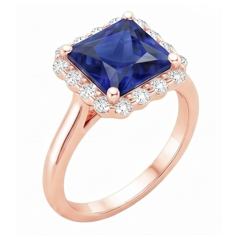 Echter Diamant Ring 6 Karat - 14K Roségold