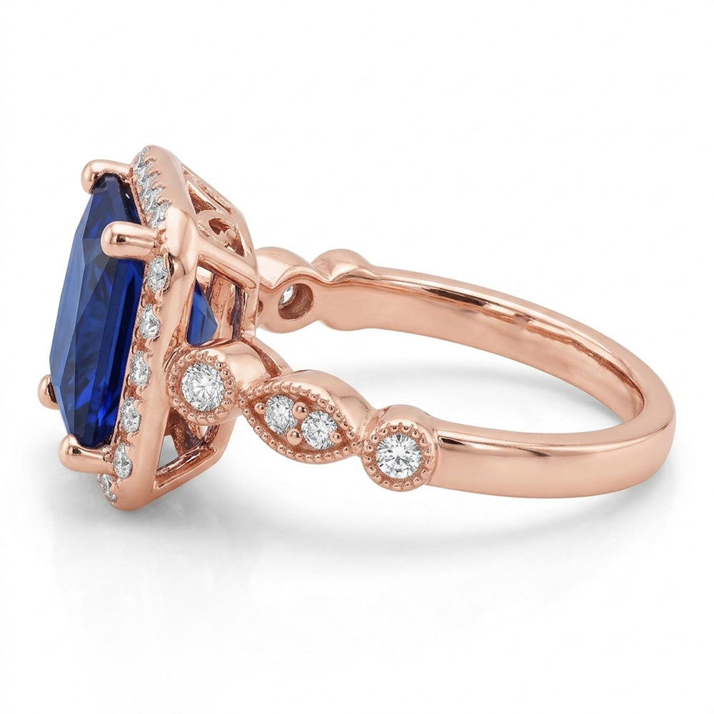 Echter Diamant Ring 6 Karat - 14K Roségold