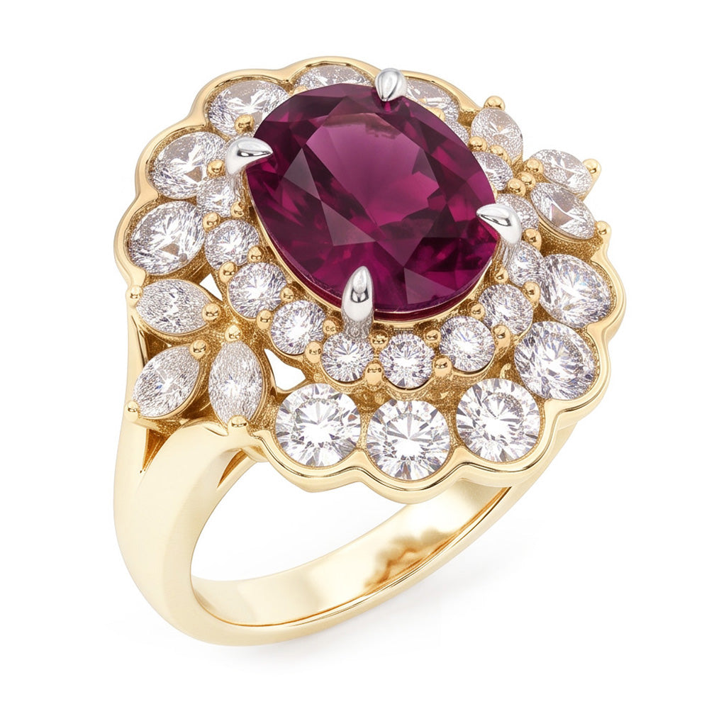 Echter Diamant Ring 6 Karat