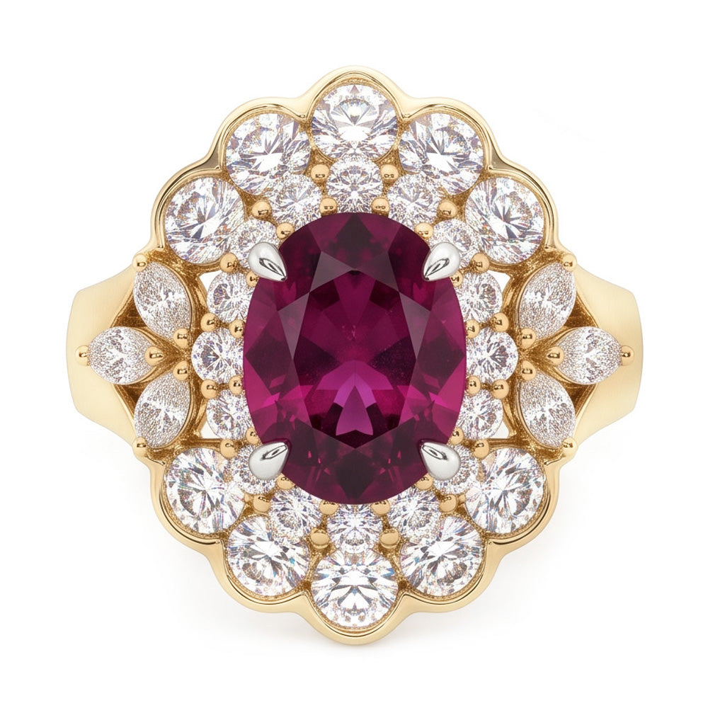 Echter Diamant Ring 6 Karat