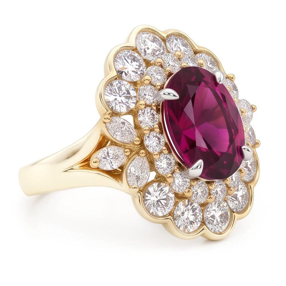 Echter Diamant Ring 6 Karat