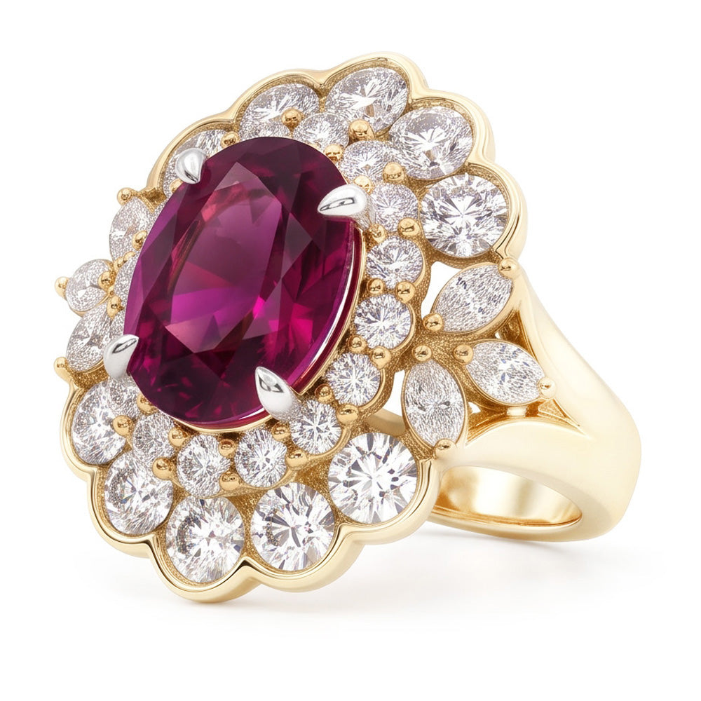 Echter Diamant Ring 6 Karat