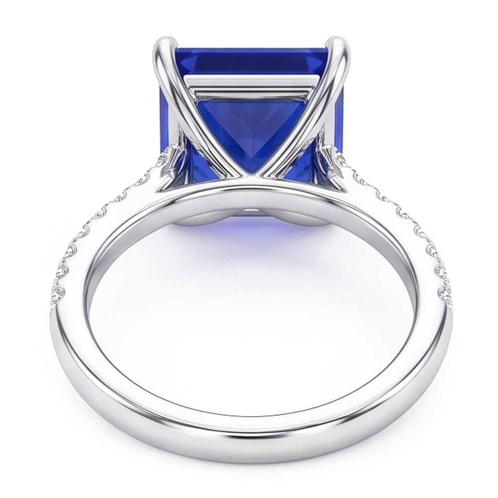 Saphir Verlobungsring GIA ZERTIFIZIERT 7,14 Karat