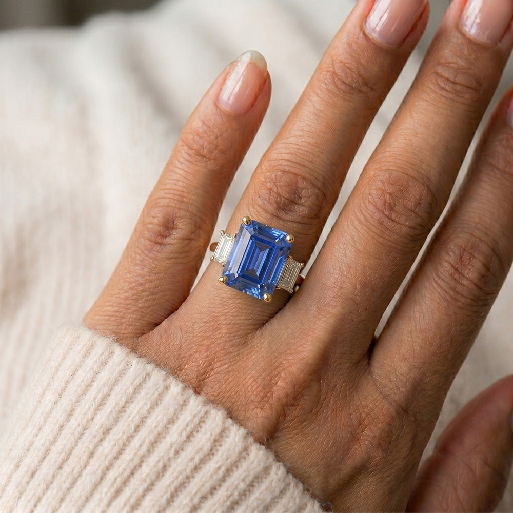 Echter Diamant Ring 9 Karat