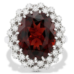 Echter Garnet Ring 10.50 Karat