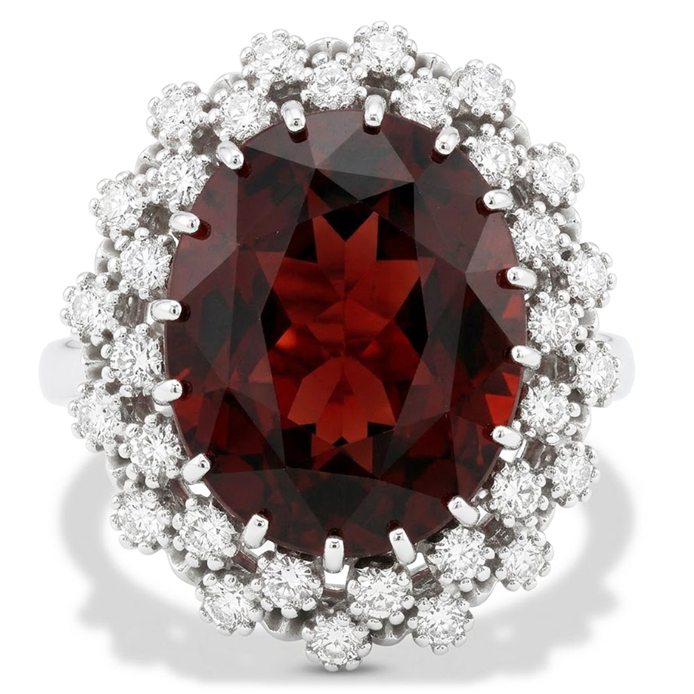 Echter Garnet Ring 10.50 Karat
