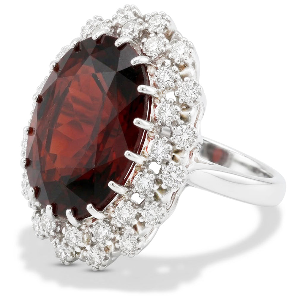 Echter Garnet Ring 10.50 Karat