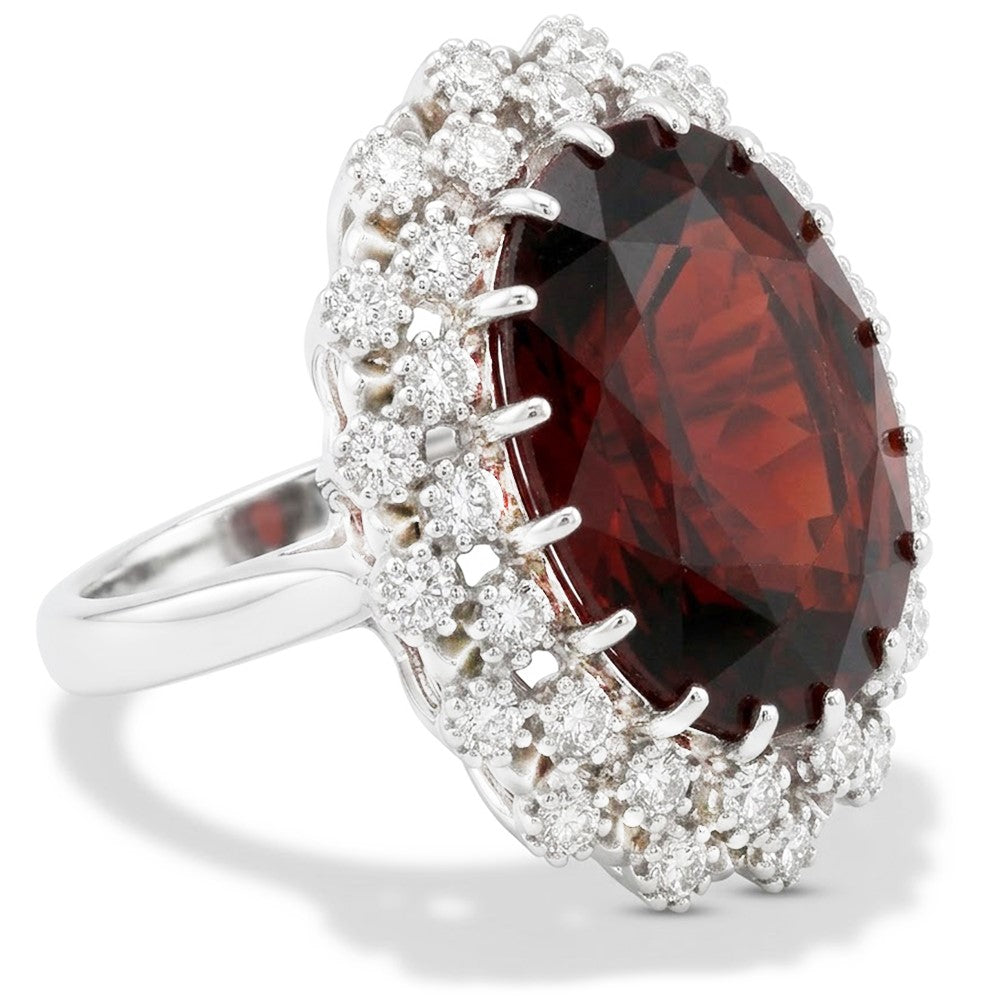 Echter Garnet Ring 10.50 Karat