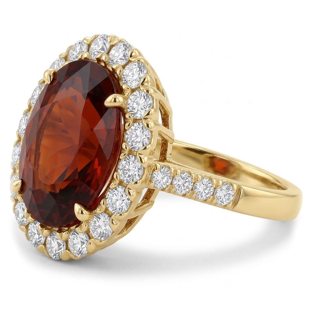 Echter Garnet Ring 11.25 Karat