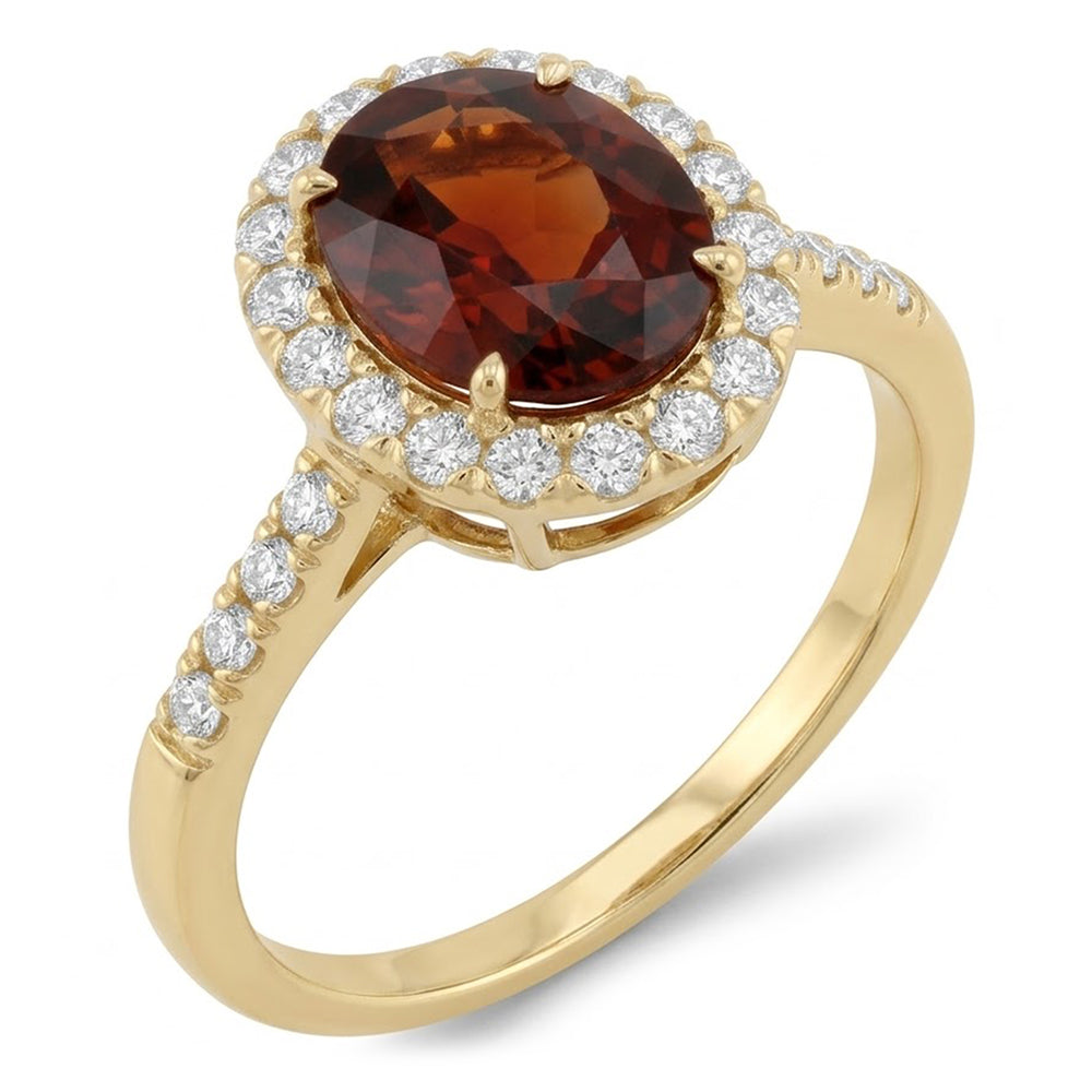 Echter Garnet Ring 11.25 Karat