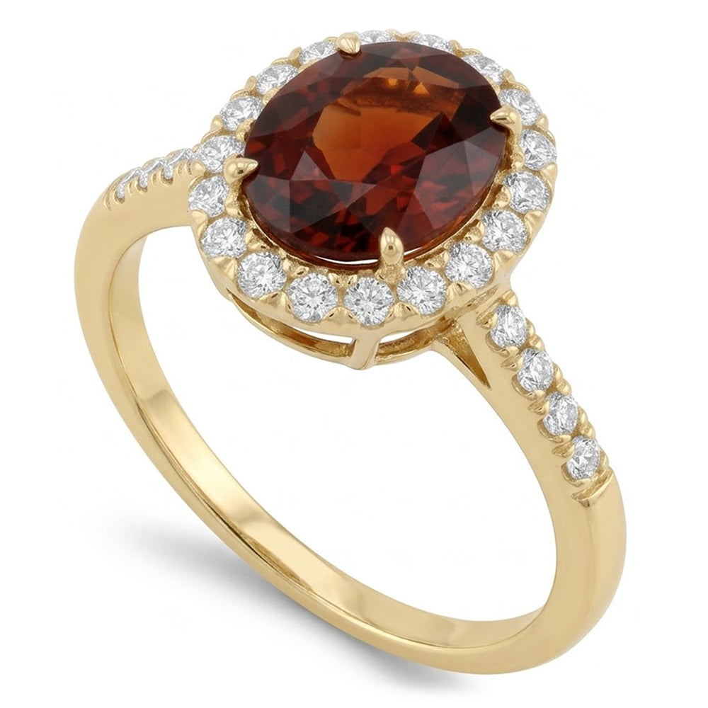 Echter Garnet Ring 11.25 Karat