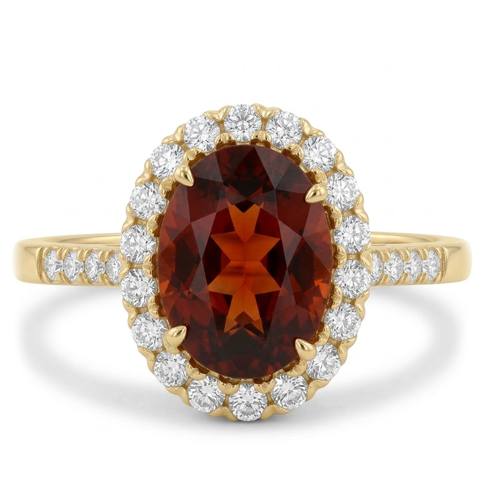 Echter Garnet Ring 11.25 Karat