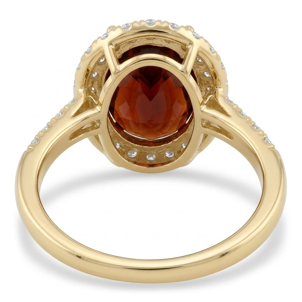 Echter Garnet Ring 11.25 Karat