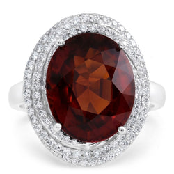 Echter Garnet Ring 19.00 Karat