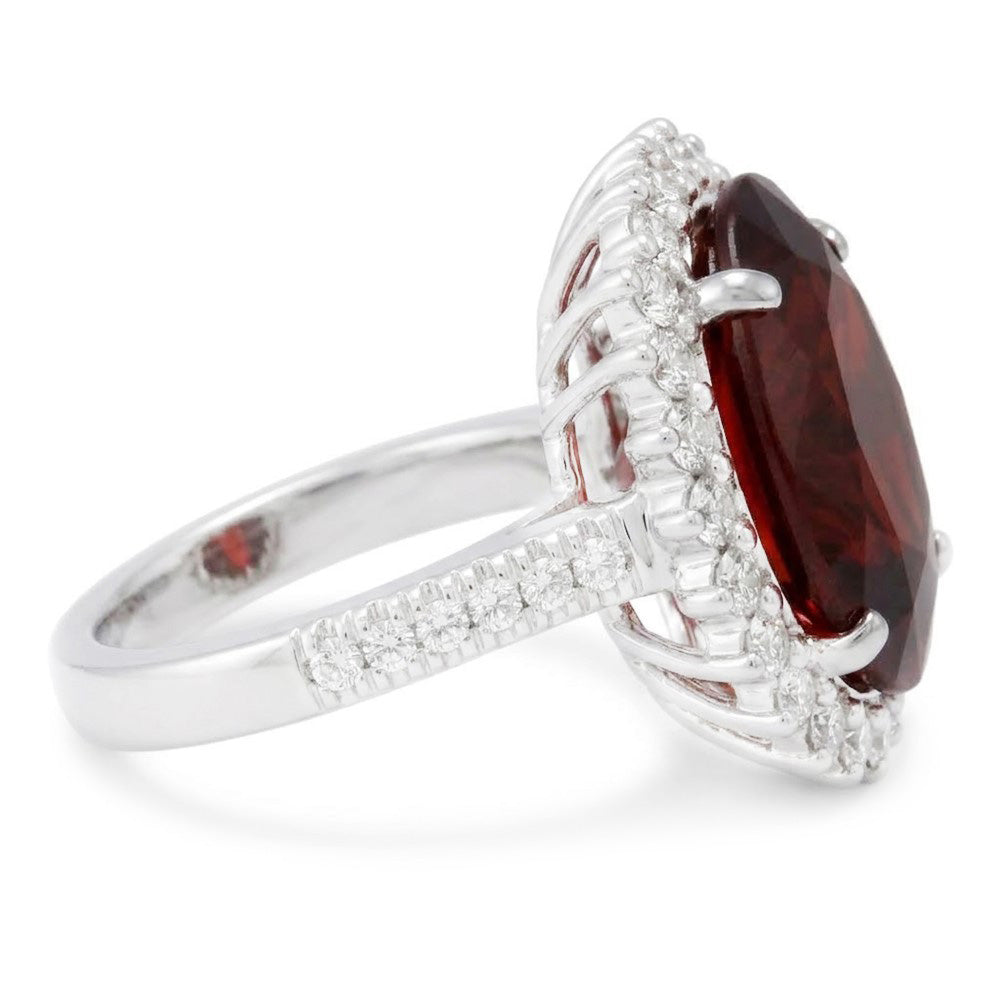 Echter Garnet Ring 19.00 Karat