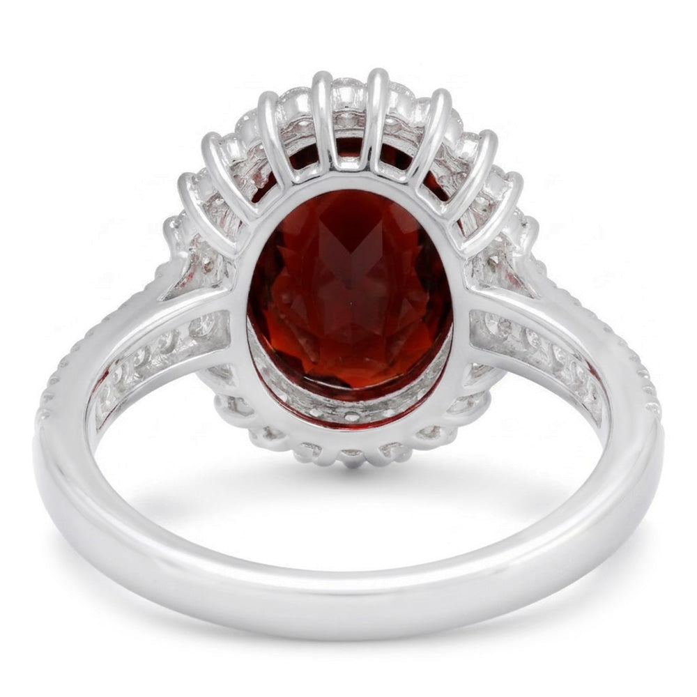 Echter Garnet Ring 19.00 Karat