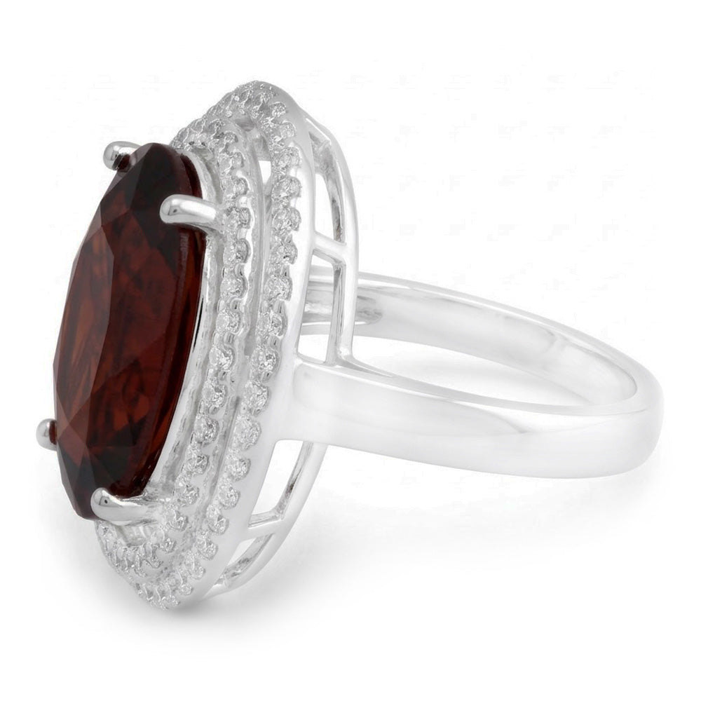 Echter Garnet Ring 19.00 Karat