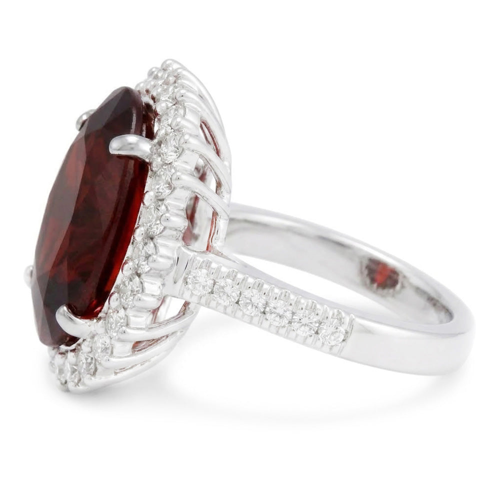 Echter Garnet Ring 19.00 Karat