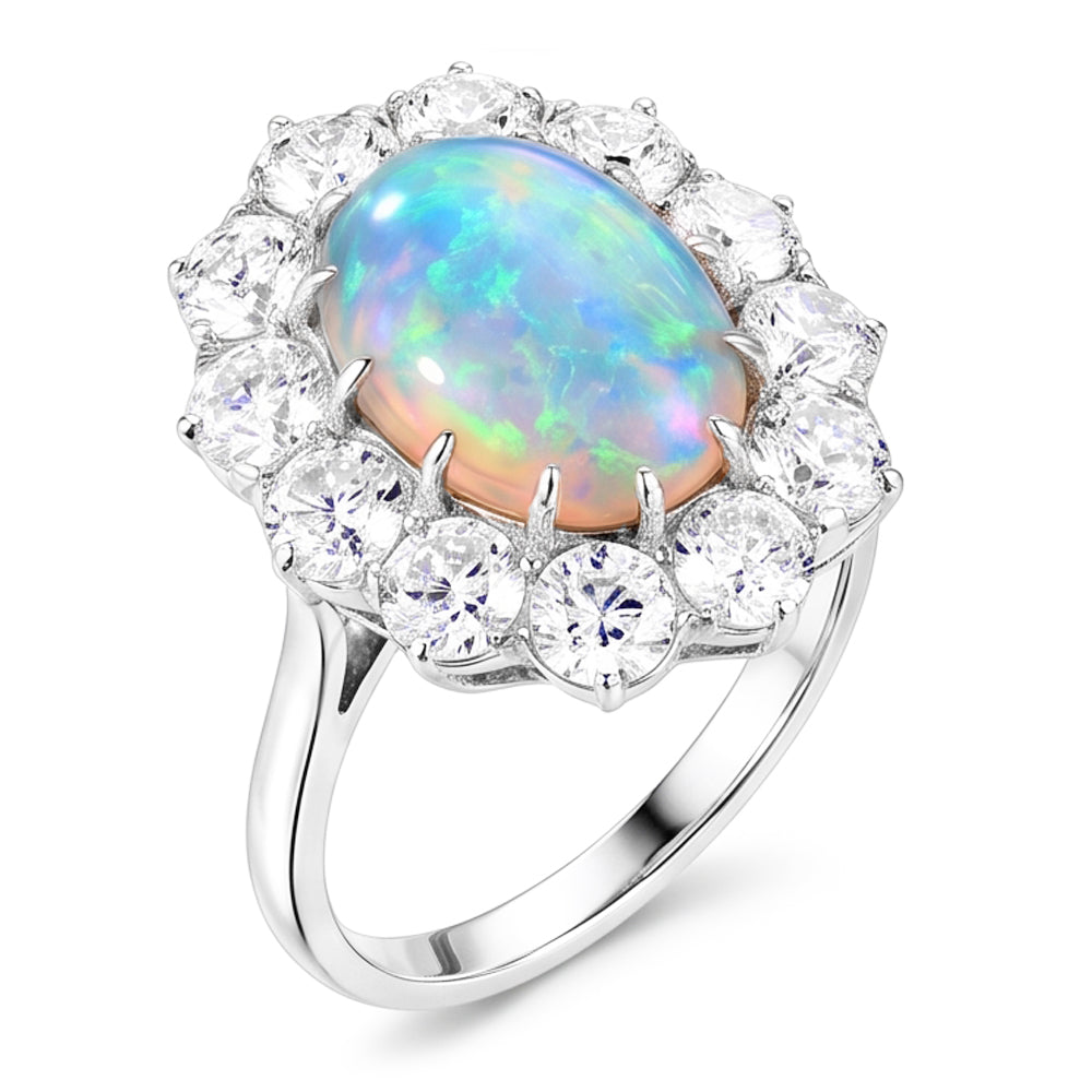 Echter Opal Ring 3.00 Karat