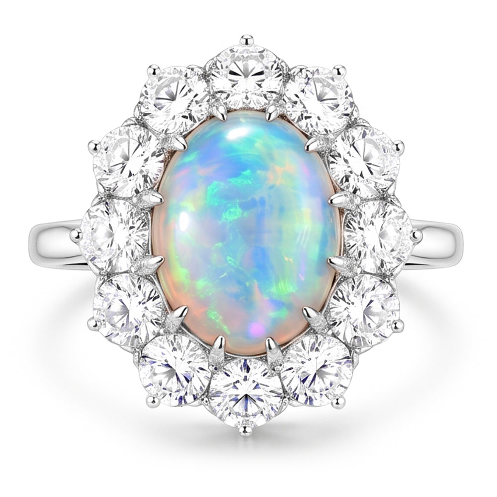 Echter Opal Ring 3.00 Karat