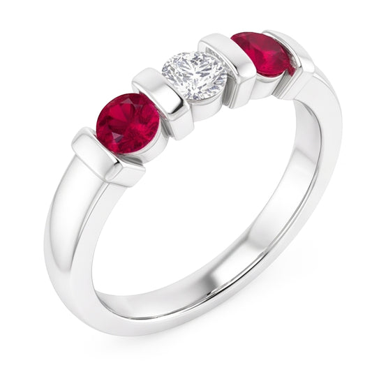Echter Rubin Ring 0.90 Karat