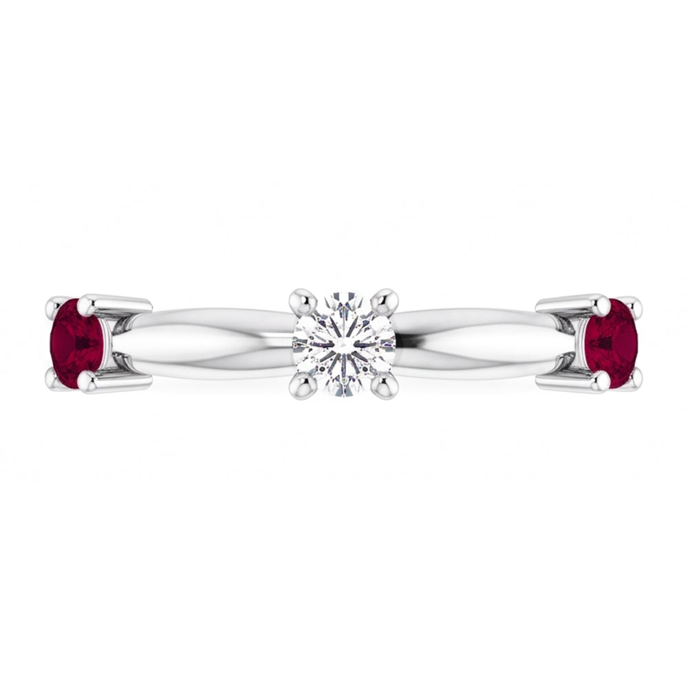 Echter Rubin Ring 0.90 Karat