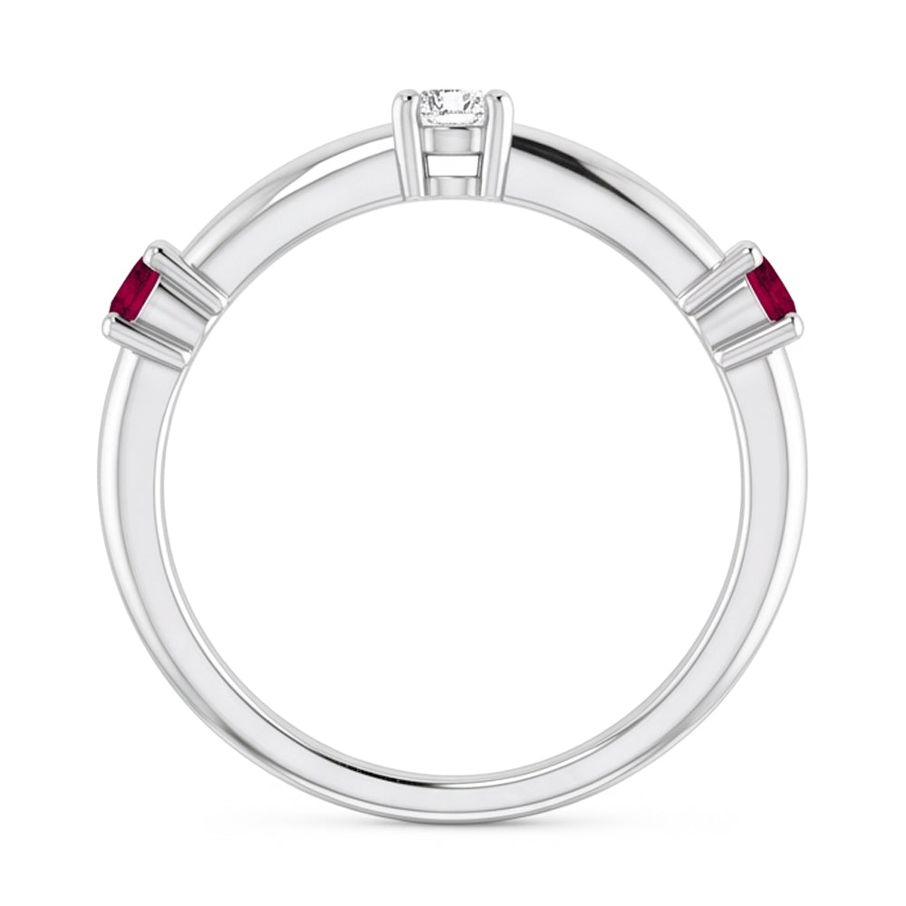 Echter Rubin Ring 0.90 Karat