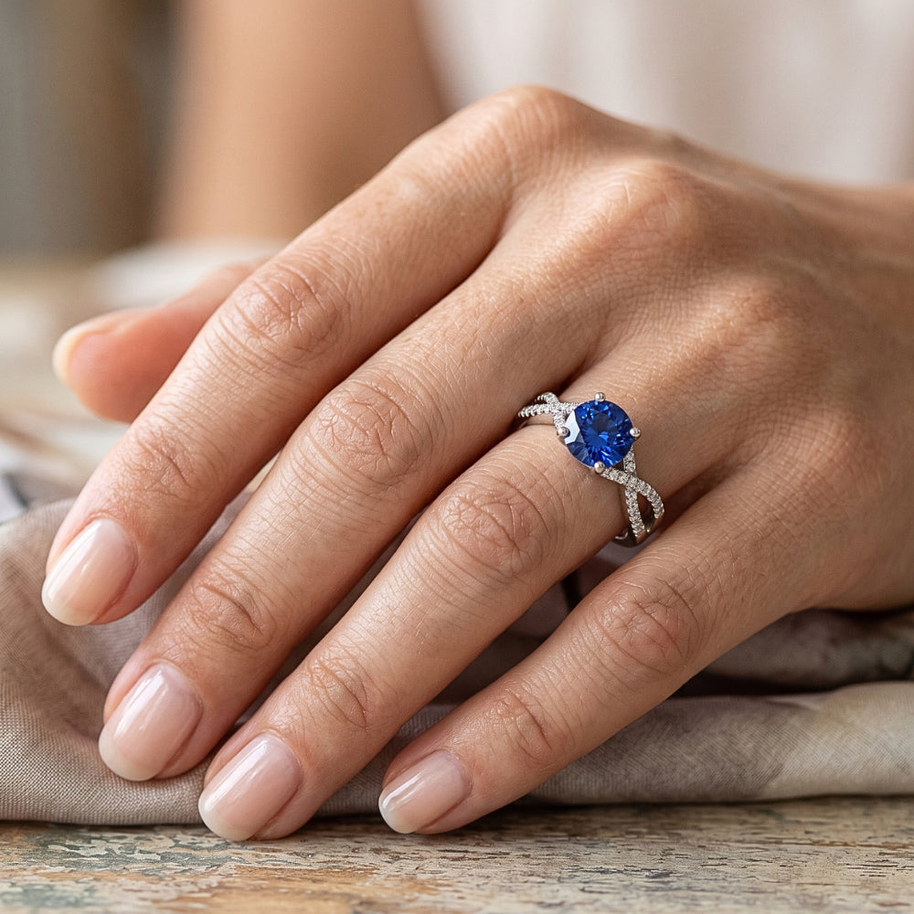Echter Saphir Ring 1.35 Karat