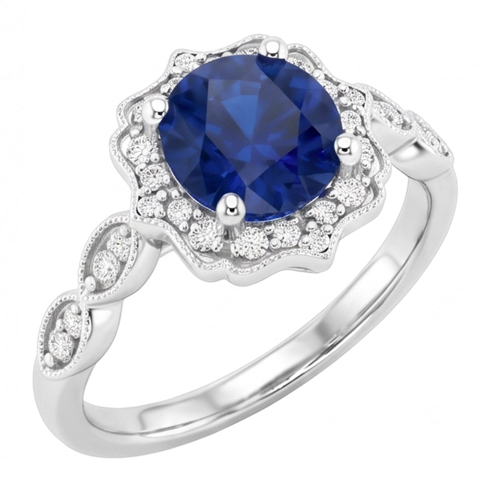 Echter Saphir Ring 1.4 Karat