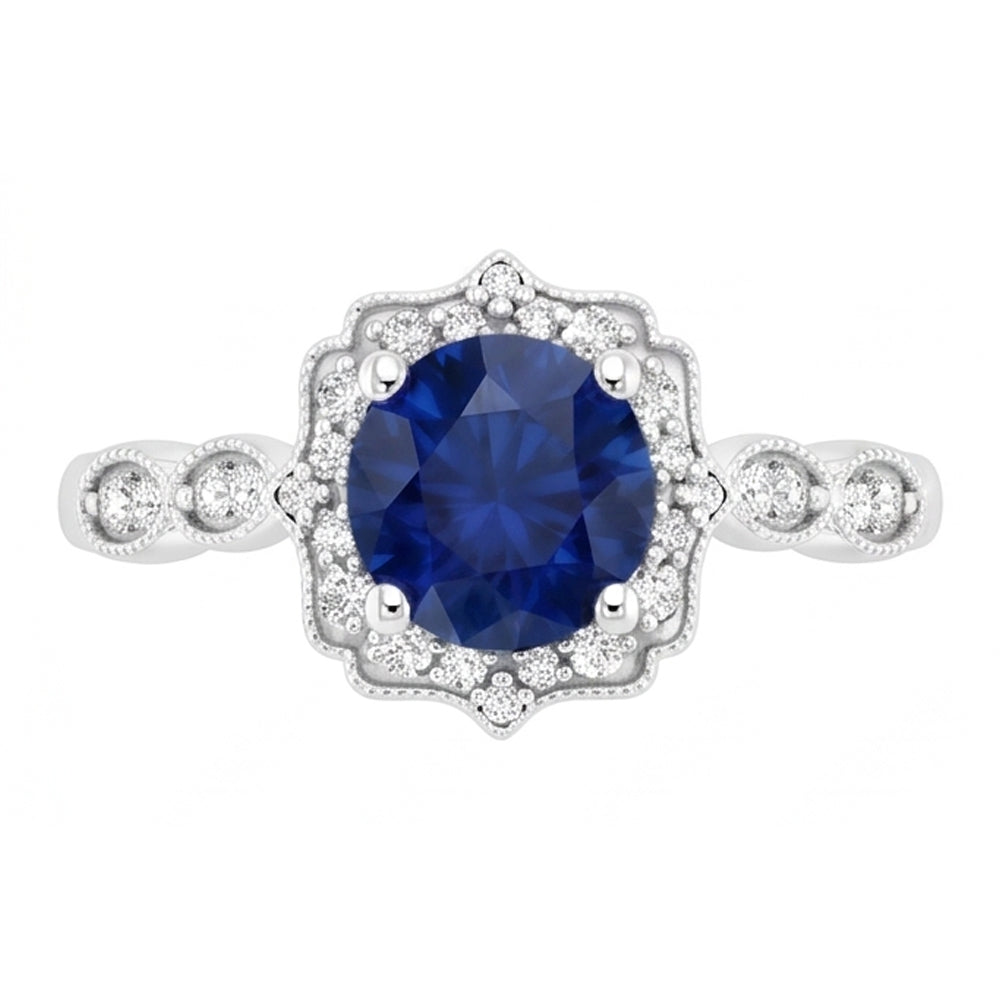 Echter Saphir Ring 1.4 Karat