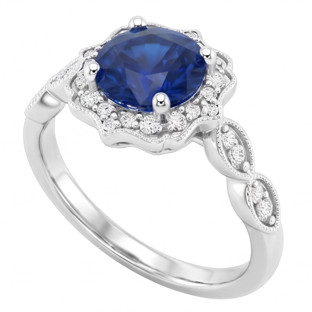 Echter Saphir Ring 1.4 Karat
