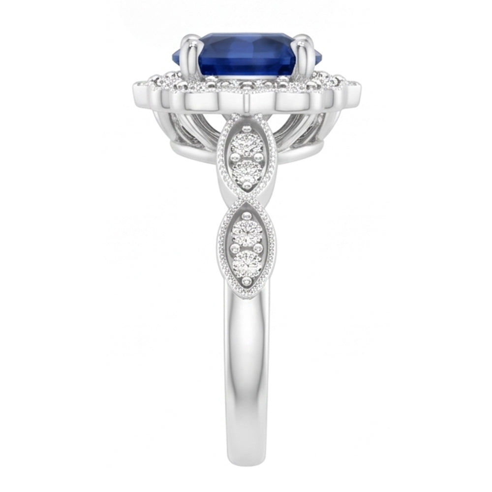 Echter Saphir Ring 1.4 Karat