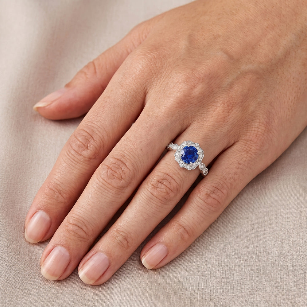 Echter Saphir Ring 1.4 Karat