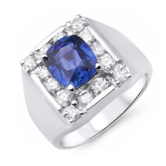 Echter Saphir Ring 1 Karat