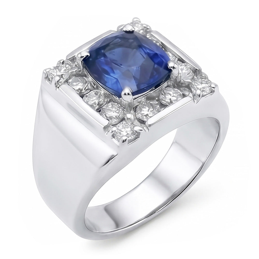 Echter Saphir Ring 1 Karat