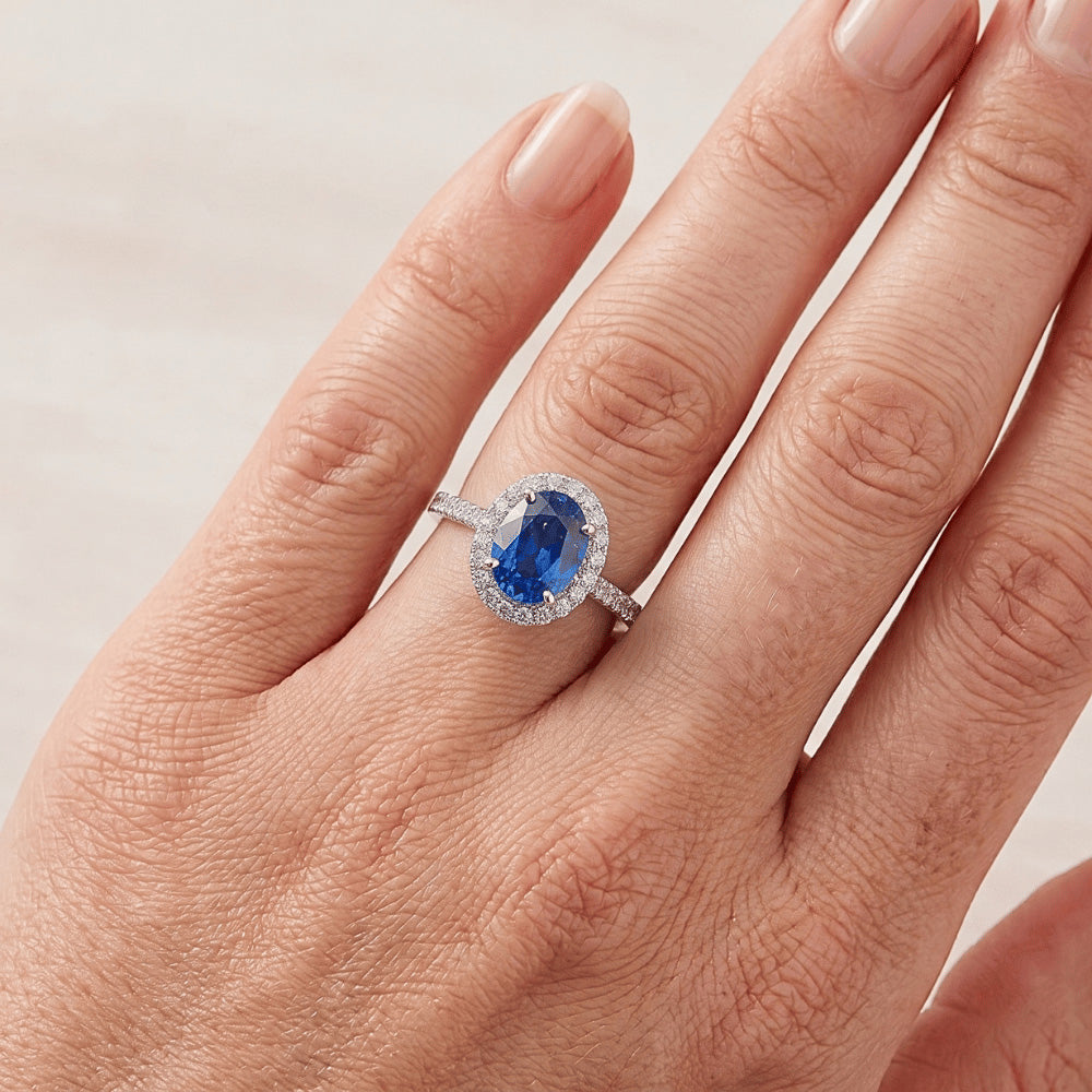 Echter Saphir Ring 2.15 Karat