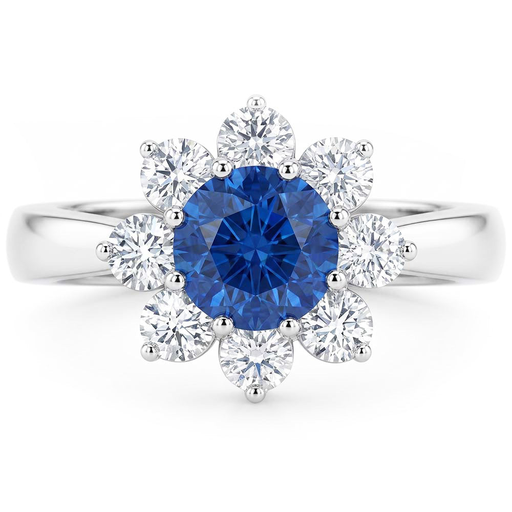 Echter Saphir Ring 2.45 Karat