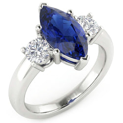 Echter Saphir Ring 2.50 Karat