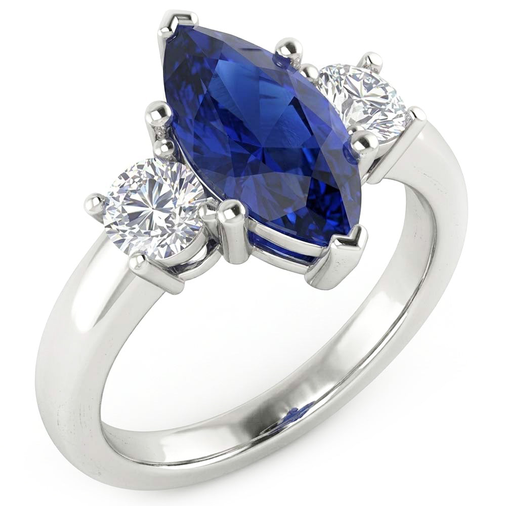 Echter Saphir Ring 2.50 Karat