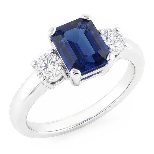 Echter Saphir Ring 2.50 Karat