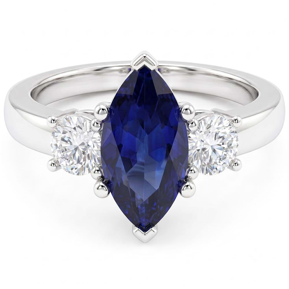 Echter Saphir Ring 2.50 Karat