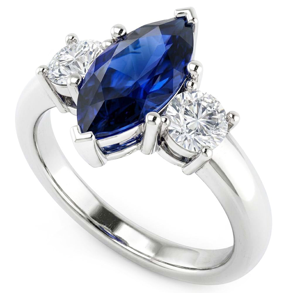 Echter Saphir Ring 2.50 Karat