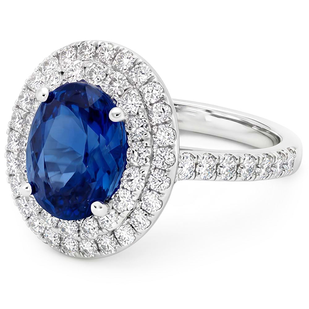 Echter Saphir Ring 2 Karat