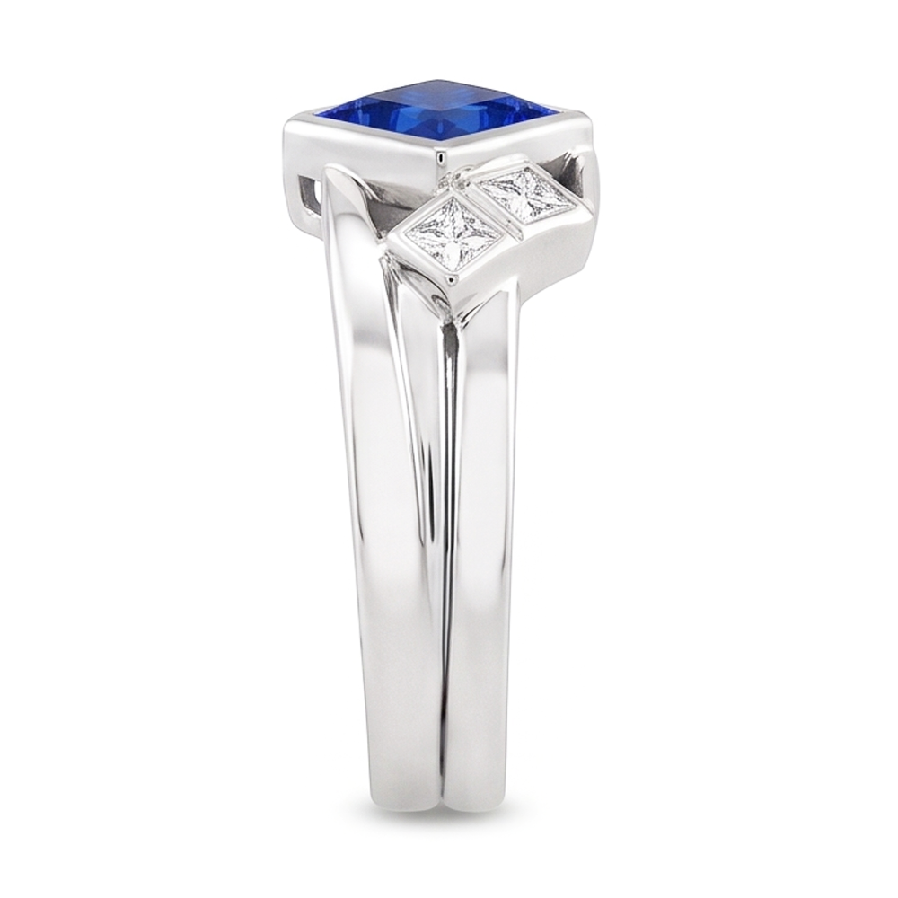 Echter Saphir Ring 2 Karat